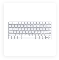 Teclado Magic Keyboard Apple para Mac, Bluetooth - MLA22BZ/A